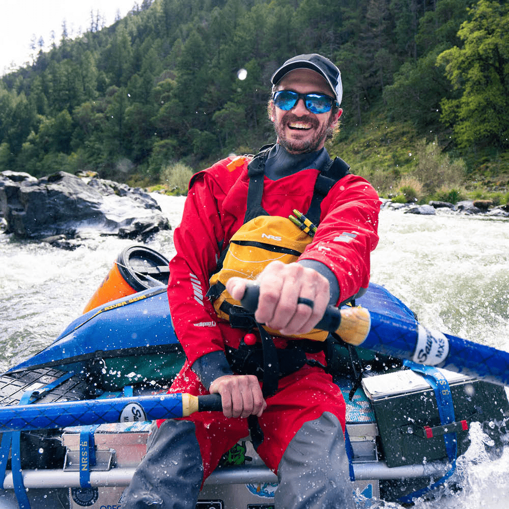 kayaker paddling